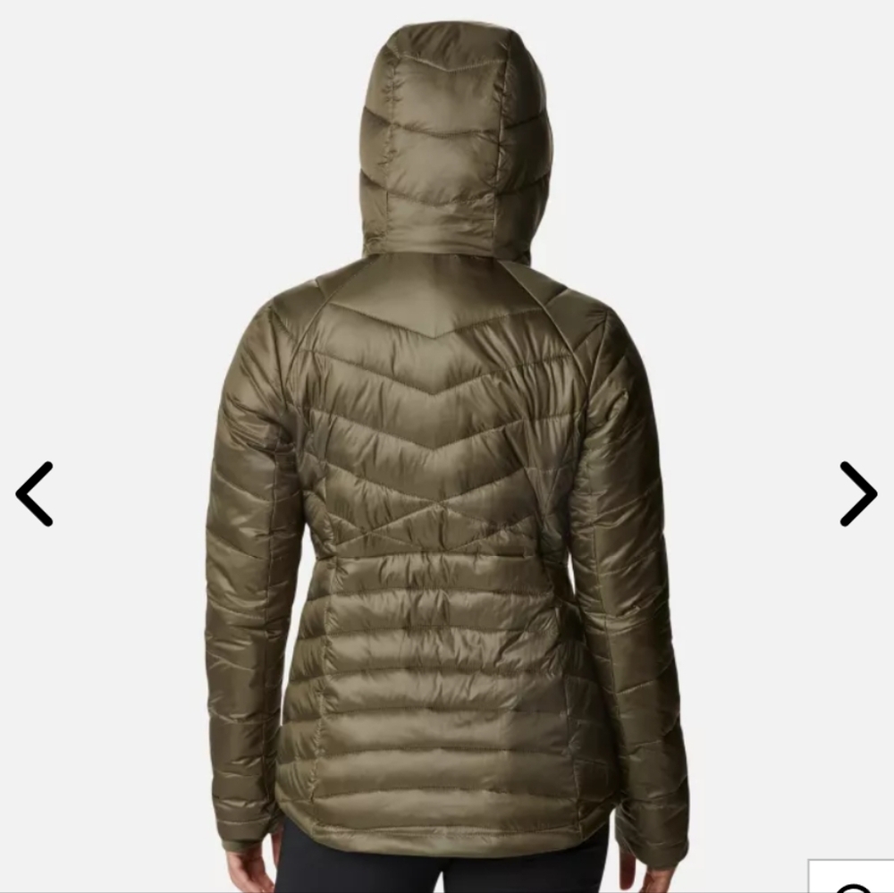 Columbia Women's Olive Green Puffer Jacket With Omni Heat Sz 2XL - Picture 3 of 16
